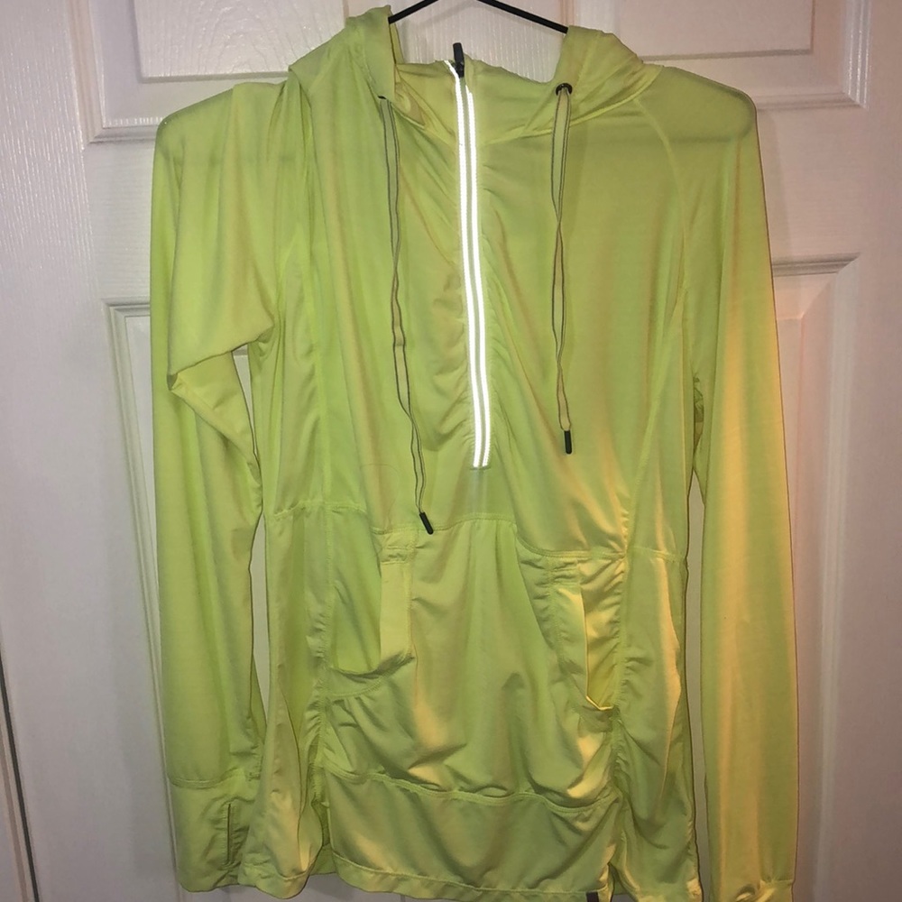 Tangerine Neon Yellow Quarter Zip - Small